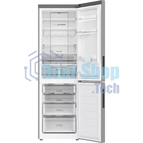 Холодильник Haier C2F636CXMVU1 нержавеющая сталь двухкамерный 256/108 л морозилка снизу, No Frost