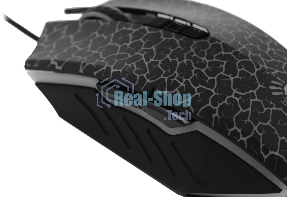 Мышь проводная A4Tech Bloody A7 черный, 4000 dpi, USB, кнопки - 8