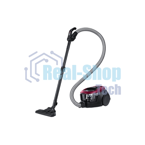 Пылесос Samsung VC18M31A0HP бордовый/черный, 380/1800 Вт, уборка сухая, пылесборник контейнер 2 л