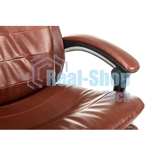 Кресло Бюрократ T-9950MSG-F/BROWN-PU коричневый, экокожа