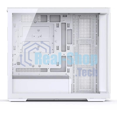 Корпус без блока питания JONSBO D300, Mini-Tower, TG, no fan, 2xUSB-A 3.2 + 1xUSB-C 3.2, mATX, mITX White