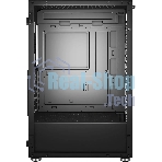Компьютерный корпус Bloody BD-CC114 черный без БП ATX 8x120мм 1xUSB 2.0 1xUSB 3.0 audio bott PSU