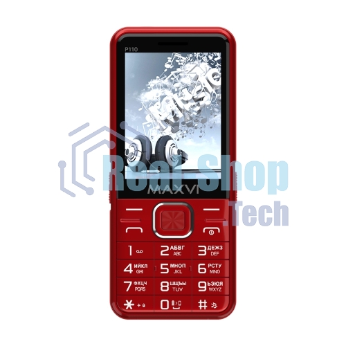 Мобильный телефон Maxvi P110 красный
