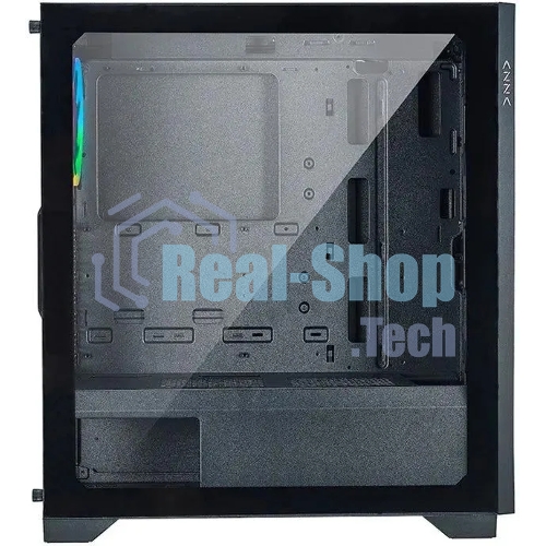 Компьютерный корпус Azza Hive черный без БП ATX 8x120мм 5x140мм 2xUSB 2.0 1xUSB 3.0 audio bott PSU