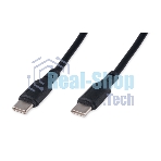 Кабель USB2.0 Cablexpert CC-USB2-CMCM-100-1M, Type-C/Type-C, 5A, 100Вт, PD/QC3.0, медь, 1м, черный, пакет