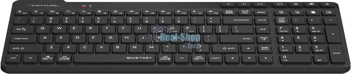 Клавиатура A4Tech FBK27C AS беспроводная, Bluetooth, радиоканал, чёрный