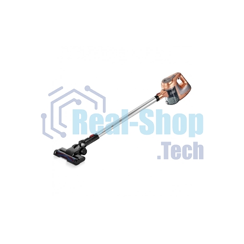 Пылесос вертикальный BRAYER BR4261 бежевый, питание от аккумулятора, 80 Вт, уборка сухая, пылесборник 1 л, работа от АКБ max 35 мин