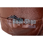 Кресло Бюрократ T-9950MSG-F/BROWN-PU коричневый, экокожа
