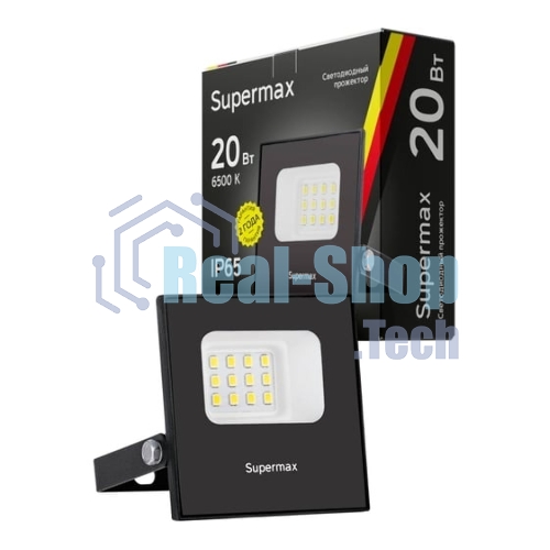 Прожектор светодиодный Supermax SPR 20Вт 6500К 2000лм IP65 Космос S_PR_LED_20