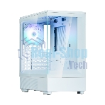 Компьютерный корпус ZALMAN P10, MATX, белый, WINDOW, 2x3.5
