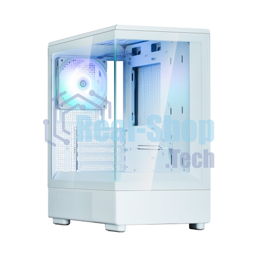 Компьютерный корпус ZALMAN P10, MATX, белый, WINDOW, 2x3.5