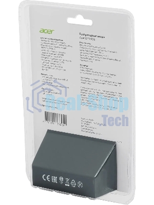 Мышь беспроводная Acer OMR306 черный/серый, 1600 dpi, радиоканал, USB, кнопки - 6