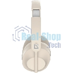 Беспроводные/проводные наушники Defender FreeMotion B485 бежевый, накладные, Bluetooth + проводной, складная конструкция, до 8 ч
