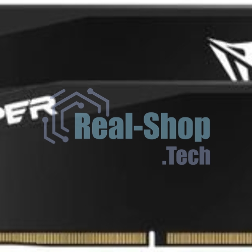 Оперативная память Patriot Viper Elite 5 Ultra, DDR5, 64GB (2x32GB), 6000 MHz, CL28, с радиатором, чёрный
