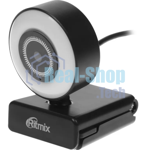 Веб-камера Ritmix RVC-250 2592x1944, 30 кадр/с, USB Type-A, микрофон, автоматическая фокусировка, универсальное крепление