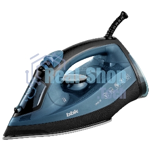 Утюг BBK ISE-2601 темно-синий, 2600 Вт, 60 г/мин, 180 г/мин, 320 мл
