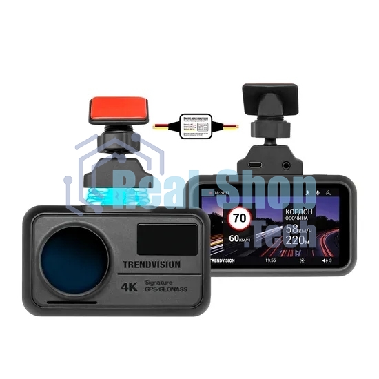 Видеорегистратор TrendVision TDR-725 Real 4K Max, 3840x2160, 3