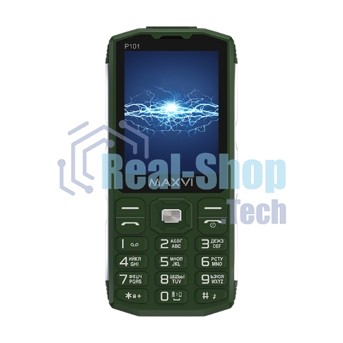 Мобильный телефон Maxvi P101 зеленый