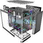 Компьютерный корпус Montech King 95 PRO черный без БП ATX 4x120мм 2x140мм 2xUSB3.0 1xUSB3.1 audio bott PSU