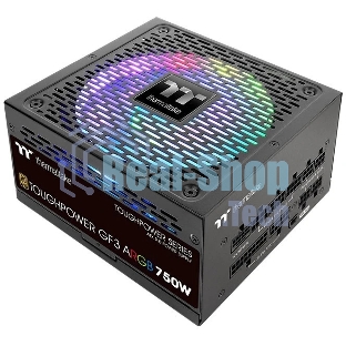 Блок питания Thermaltake Toughpower GF3 ARGb (PS-TPD-0750F4FAGE-1), 750Вт, 80 PLUS Gold, 140мм, модульный, черный
