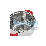 Кастрюля WEBBER BE-340/2 2,2 л, 16 см, нержавеющая сталь, индукция, со стеклянной крышкой