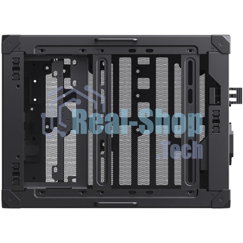 Компьютерный корпус JONSBO C6-ITX Black ITX без БП, боковая панель из закаленного стекла, mini-ITX, черный