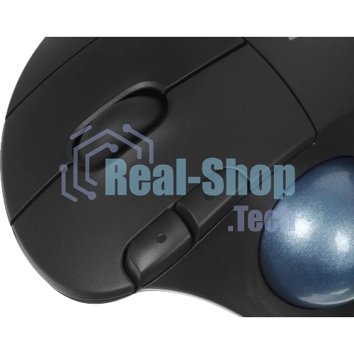 Трекбол Logitech M575S черный оптическая 2000dpi беспров. BT/Radio USB2.0 (910-007035)