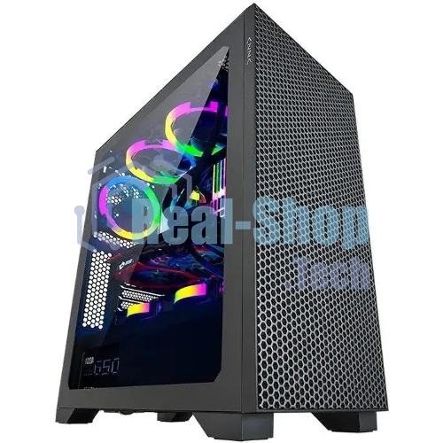 Компьютерный корпус Azza Hive черный без БП ATX 8x120мм 5x140мм 2xUSB 2.0 1xUSB 3.0 audio bott PSU