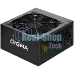 Блок питания Digma DPSU-400W-WH, 400 Вт, 80 PLUS белый, 120 мм, черный