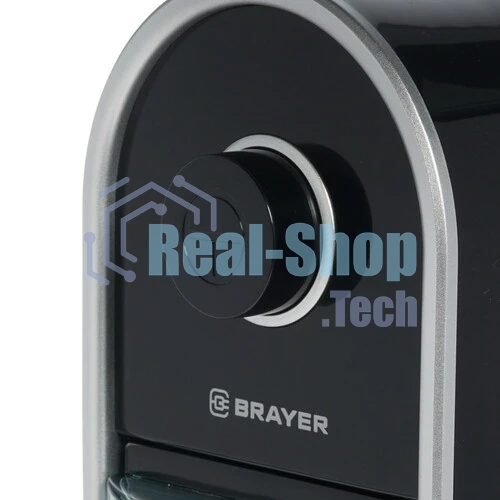 Кофемолка BRAYER BR1170, Жерновая, Емкость 100 г., Мощность 110 Вт, пласт. корпус, регул. помола