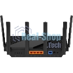 Роутер TP-Link Archer AX73 AX5400 Dual Band Wireless Gigabit Router, 1.5 GHz Tri-Core CPU, 1 GE WAN + 4 GE LAN ports, 1× USB 3.0 Port, support 1024-QAM, OFDMA, MU-MIMO, Airtime Fairness, Beamforming, 160MHz Channel Width, come with HomeShieldTM, support Russia PPTP/L2TP/PPPoE