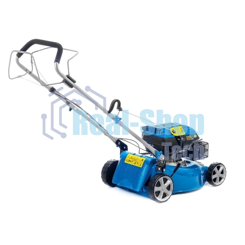 Бензиновая газонокосилка HYUNDAI L 4310S двигатель HYUNDAI ICV150,4-х такт, 3,5 л.с./149 см3, 43 см, 225-75 мм, 32 кг
