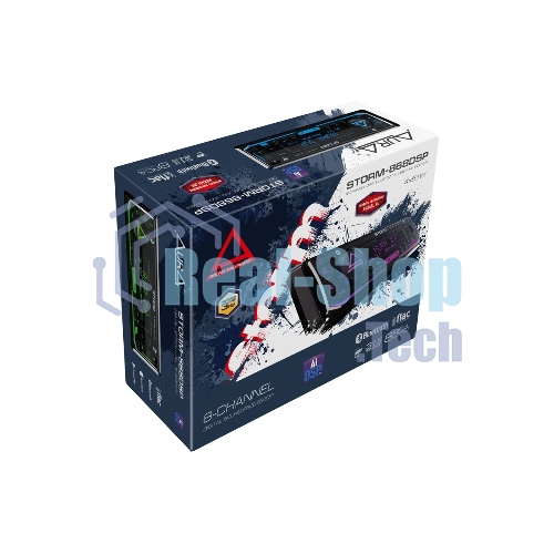 Автомагнитола AURA STORM-868DSP, 1 DIN, Bluetooth, USB Type-A, AUX, пульт ДУ