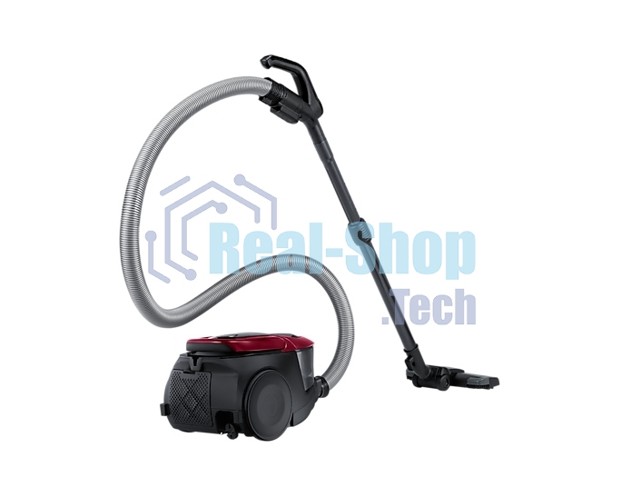 Пылесос Samsung VC18M31A0HP/EV бордовый/черный, 380/1800 Вт, уборка сухая, пылесборник контейнер 2 л
