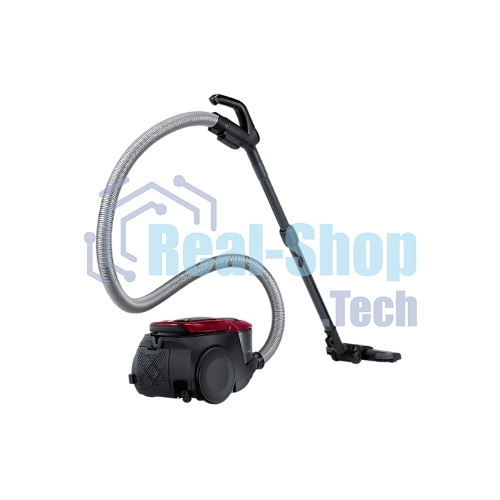 Пылесос Samsung VC18M31A0HP бордовый/черный, 380/1800 Вт, уборка сухая, пылесборник контейнер 2 л