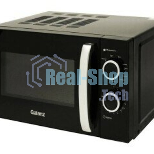 Микроволновая печь Galanz MOG-2009MB черный, 20 л, 700 Вт, переключатели - поворотный механизм
