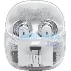 Наушники TWS JBL Tune Flex 2 призрачно-белый, вкладыши/внутриканальные (трансформер), Bluetooth, адаптивное шумоподавление