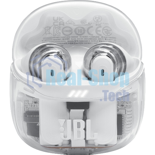 Наушники TWS JBL Tune Flex 2 призрачно-белый, вкладыши/внутриканальные (трансформер), Bluetooth, адаптивное шумоподавление