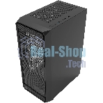 Компьютерный корпус Bloody BD-CC114 черный без БП ATX 8x120мм 1xUSB 2.0 1xUSB 3.0 audio bott PSU