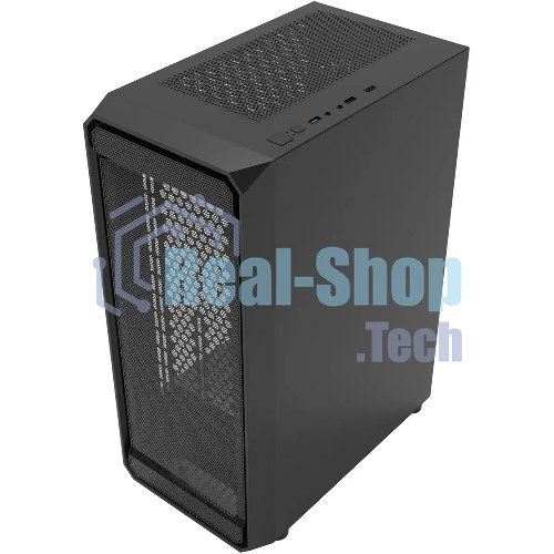Компьютерный корпус Bloody BD-CC114 черный без БП ATX 8x120мм 1xUSB 2.0 1xUSB 3.0 audio bott PSU