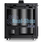Компьютерный корпус JONSBO C6-ITX Black ITX без БП, боковая панель из закаленного стекла, mini-ITX, черный