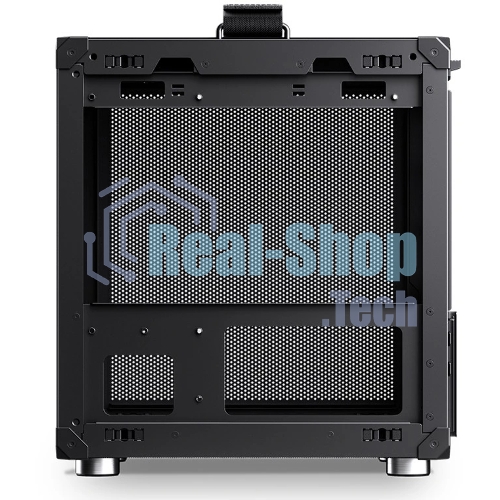 Компьютерный корпус JONSBO C6-ITX Black ITX без БП, боковая панель из закаленного стекла, mini-ITX, черный