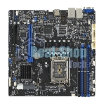 Материнская плата серверная ASUS P13R-M, LGA1700, Intel C262, 4xDDR5 (ECC), 8xSATA, 1xM.2, 1xPCIe 5.0 x16, 1xPCIe 3.0 x8, 1xVGA, 3x1Gb LAN, 3xUSB-A 10Gbps, mATX