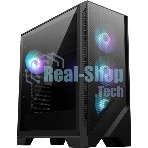 Компьютерный корпус MSI MAG FORGE 320R AIRFLOW, Global, 2xUSB 3.2 Gen 1, 4x120мм ARGb Fan, ESDARGb Control Board, Tempered