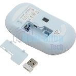 Комплект клавиатура + мышь Acer OCC205 беспроводной USB, 1200 dpi, белый/голубой