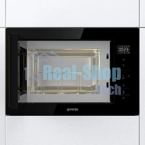 Встраиваемая микроволновая печь Gorenje BM251SG2BG, 25л, 900Вт, черный