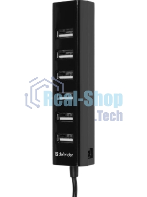 USB-концентратор Defender Quadro Swift, USB 2.0, USB 7 портов, USB
