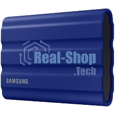 Внешний SSD Samsung T7 Shield, 2TB, USB 3.2 Gen 2 Type-C, R/W 1050/1000, синий
