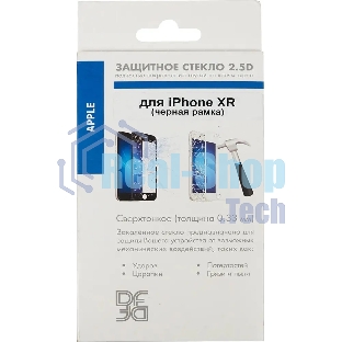 Защитное стекло для экрана DF iColor-19 для Apple iPhone XR/11 1 шт, черный df icolor-19 (black)