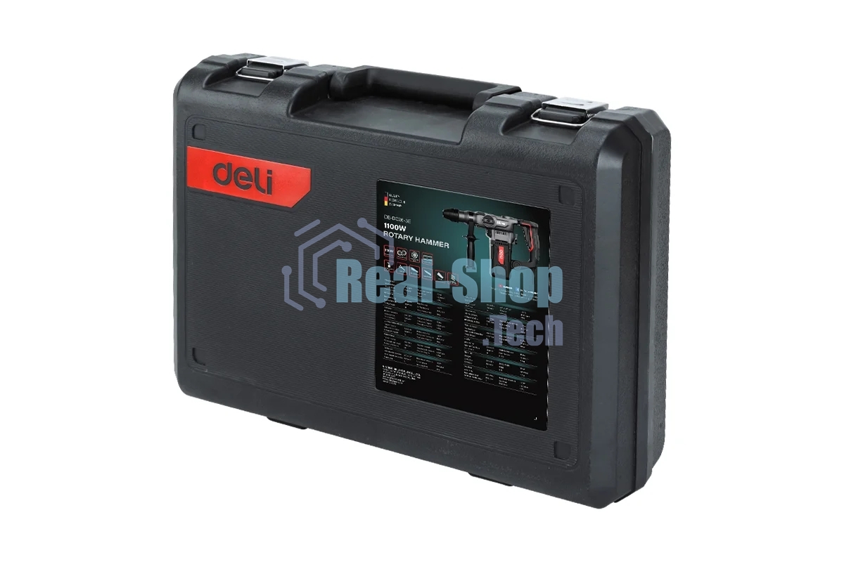 Перфоратор Deli DE-DC26-3E, SDS-plus, 1100 Вт, 5 Дж, от сети